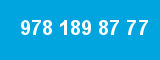 978 189 87 77 978 189 87 77